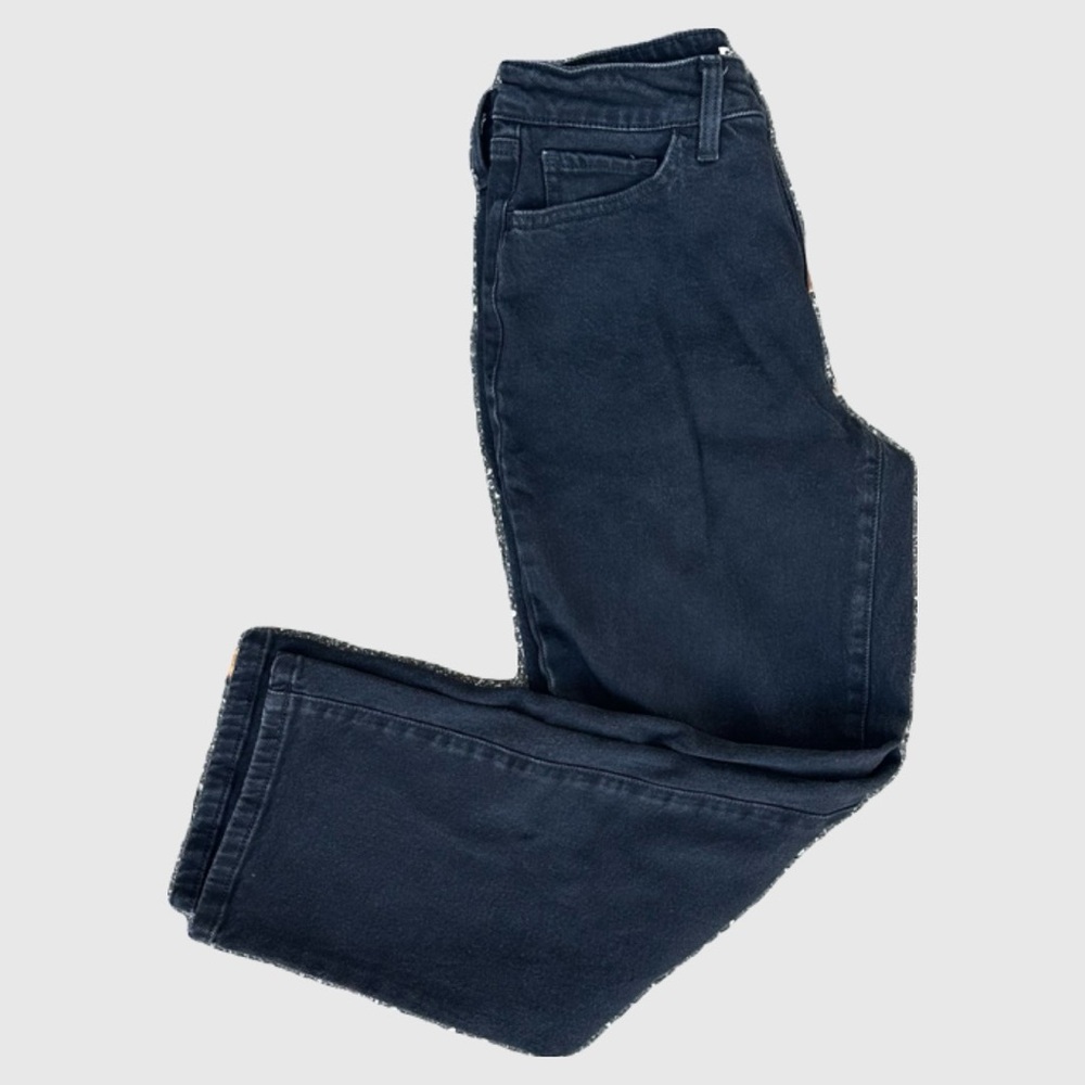 Women’s black high rise straight Jeans